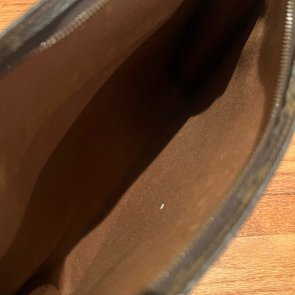 Louis Vuitton Monogram Toiletry Pouch Cosmetic Bag Clutch 26 vintage poor cond - Picture 7 of 16